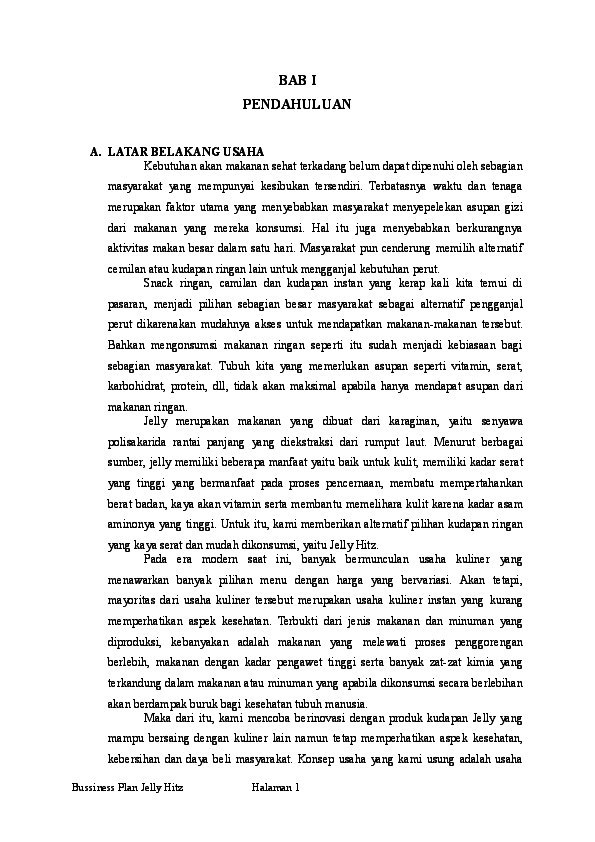 Detail Contoh Proposal Business Plan Nomer 41