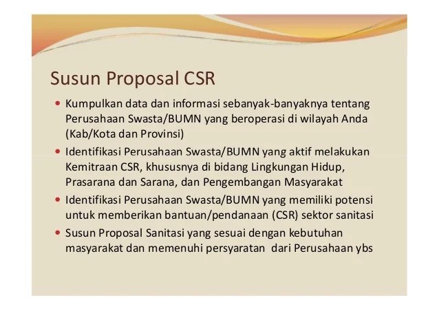Detail Contoh Proposal Csr Nomer 35