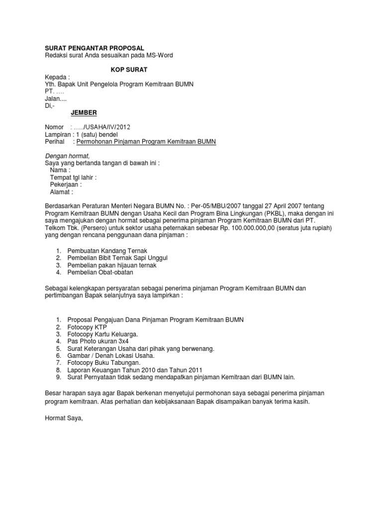 Detail Contoh Proposal Csr Lingkungan Nomer 13