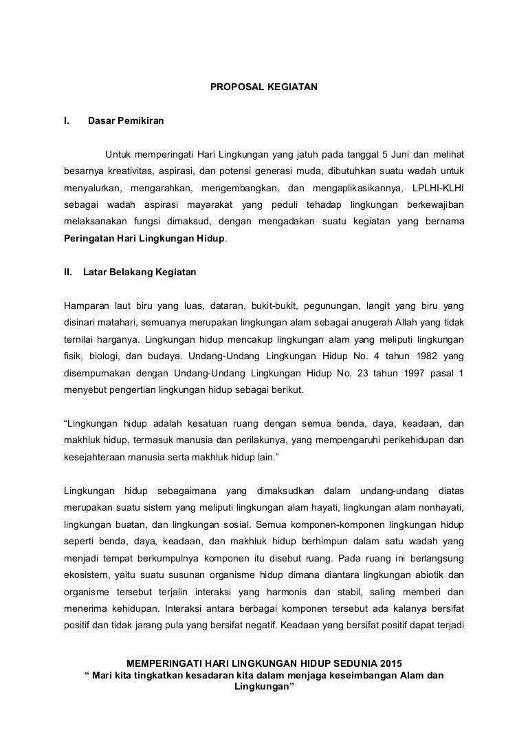 Detail Contoh Proposal Csr Lingkungan Nomer 47