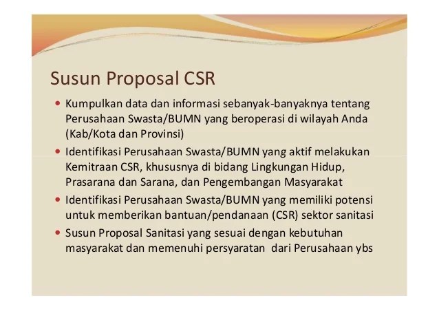 Detail Contoh Proposal Csr Pendidikan Nomer 28