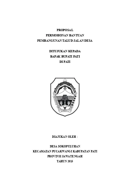 Detail Contoh Proposal Desa Nomer 21