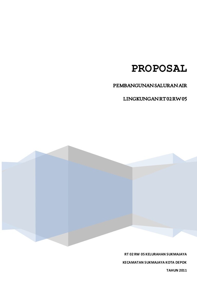 Detail Contoh Proposal Drainase Nomer 9