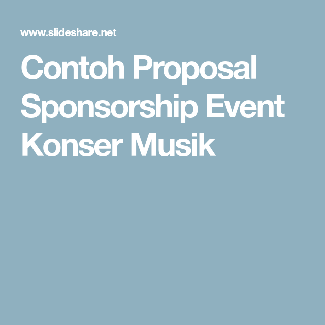 Detail Contoh Proposal Event Nomer 46