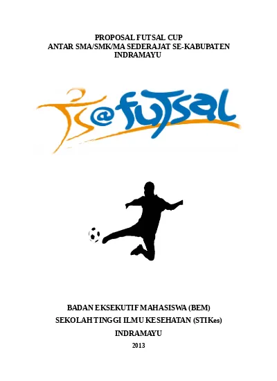 Detail Contoh Proposal Futsal Cup Nomer 7