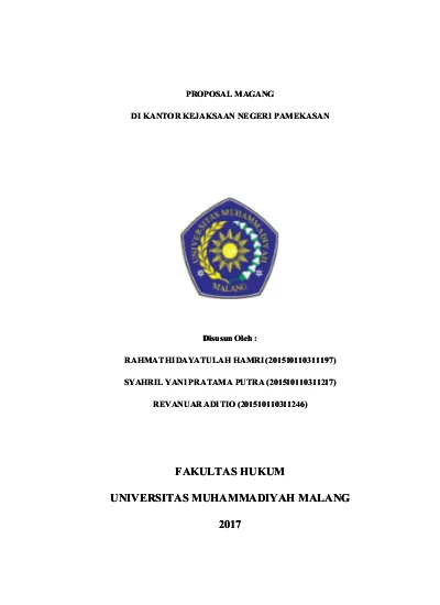Detail Contoh Proposal Hukum Nomer 51
