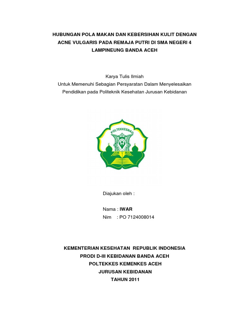 Detail Contoh Proposal Kebidanan Nomer 17