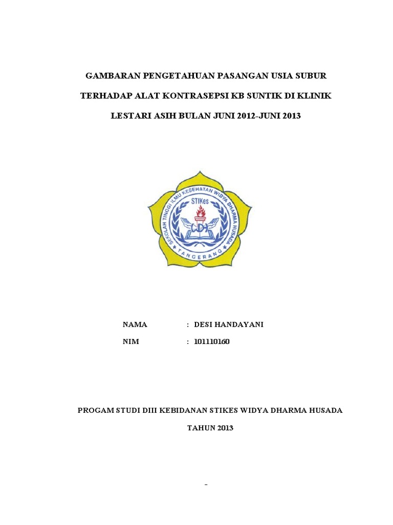 Detail Contoh Proposal Kebidanan Nomer 4