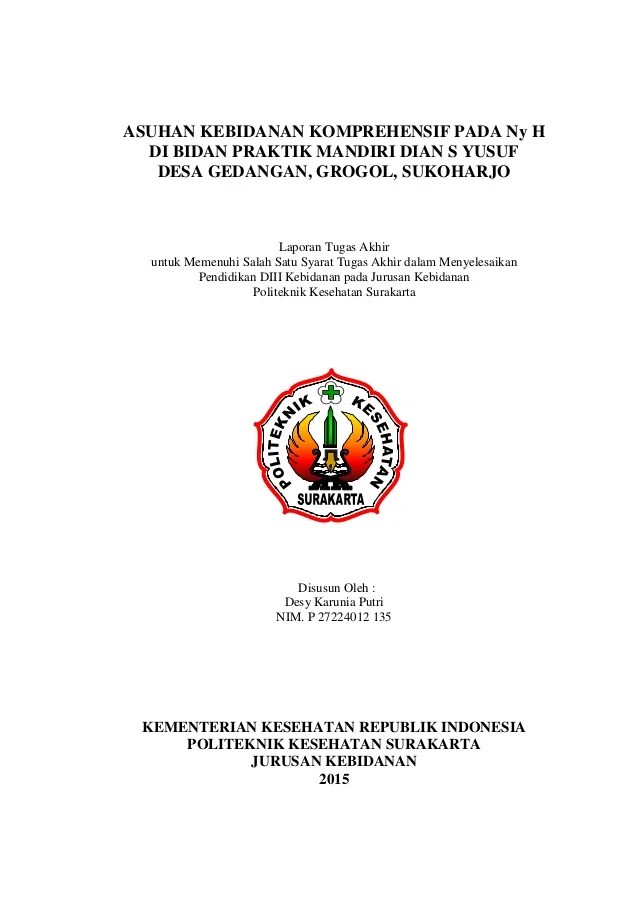Detail Contoh Proposal Kebidanan Nomer 39
