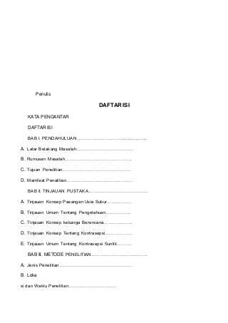 Detail Contoh Proposal Kebidanan Nomer 9