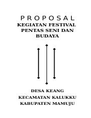 Detail Contoh Proposal Kegiatan Desa Nomer 29