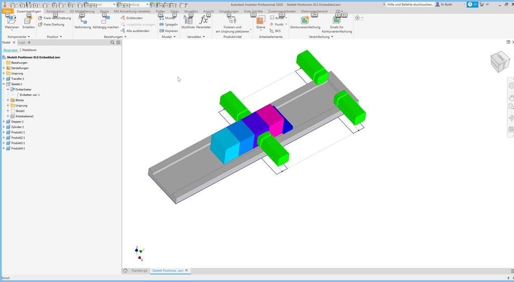 Detail Explosionszeichnung Inventor Nomer 6