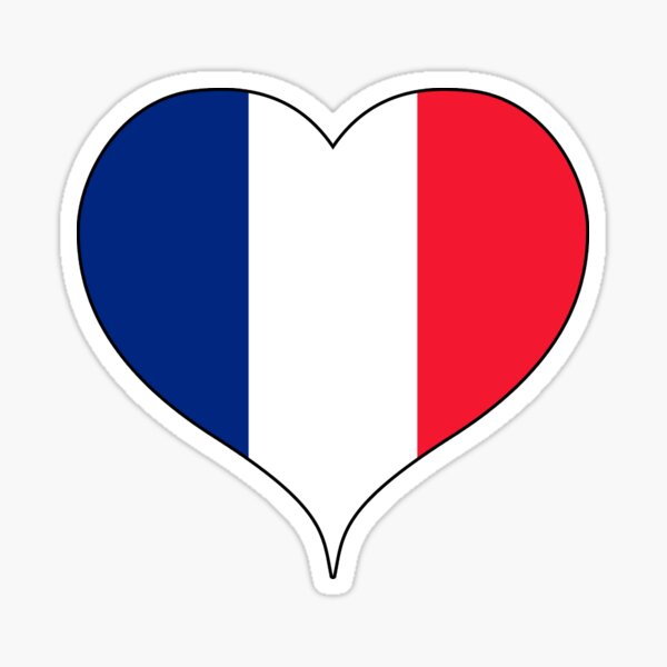 Detail Herz Frankreich Flagge Nomer 2