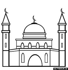 Detail Moschee Malen Nomer 2