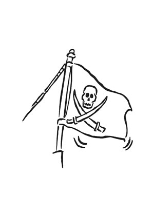 Detail Piratenflagge Zum Ausdrucken Nomer 10