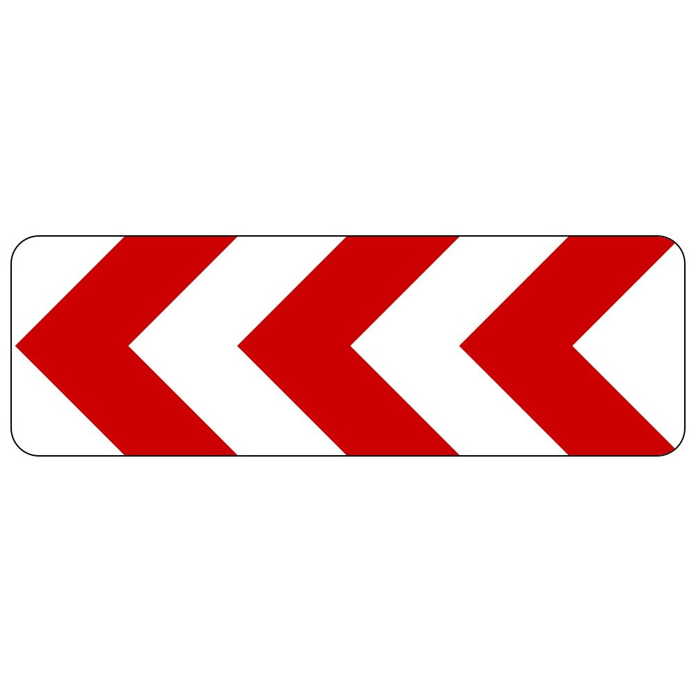 Detail Schild Kurve Nomer 12