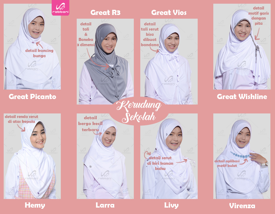 Detail Gambar Kerudung Rabbani Sekolah Nomer 23