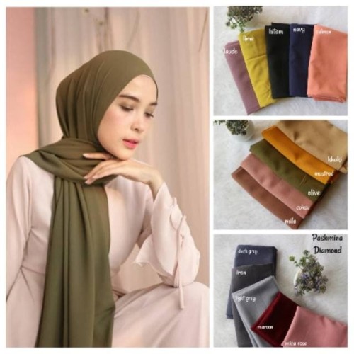 Detail Gambar Kerudung Segi Empat Polos Nomer 19