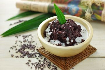 Detail Gambar Ketan Putih Campur Hitam Yang Mentah Nomer 12
