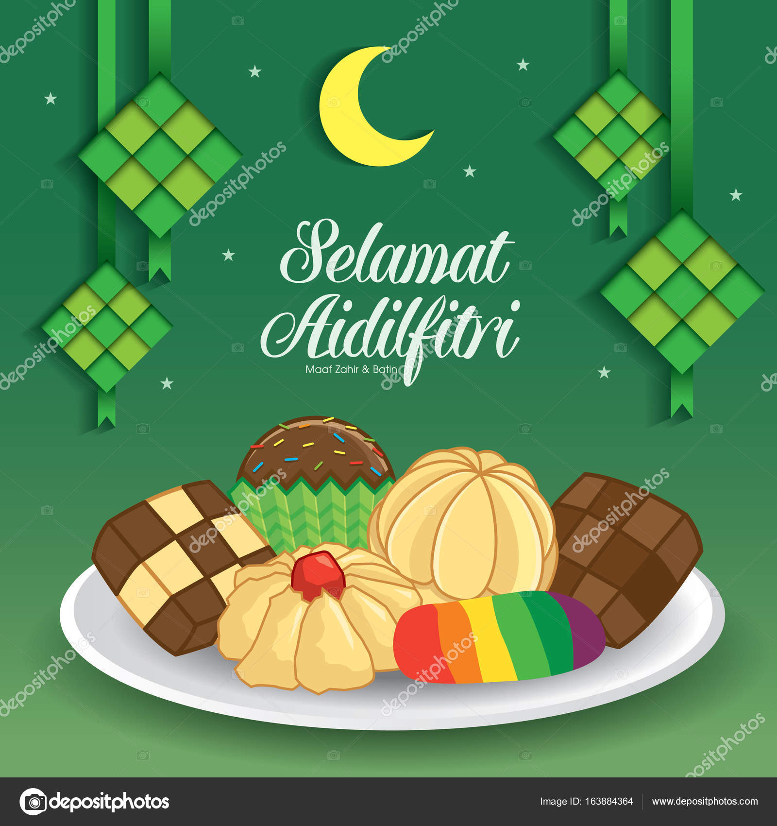 Detail Gambar Ketupat Selamat Hari Raya Nomer 5