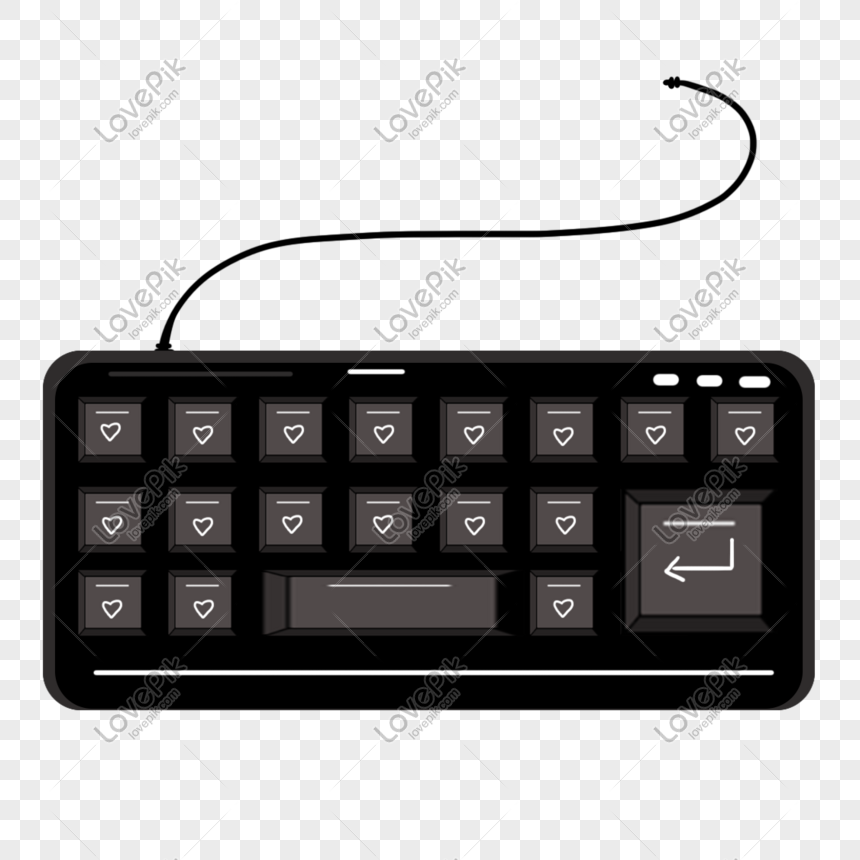 Detail Gambar Keyboard Hitam Putih Kartun Nomer 5