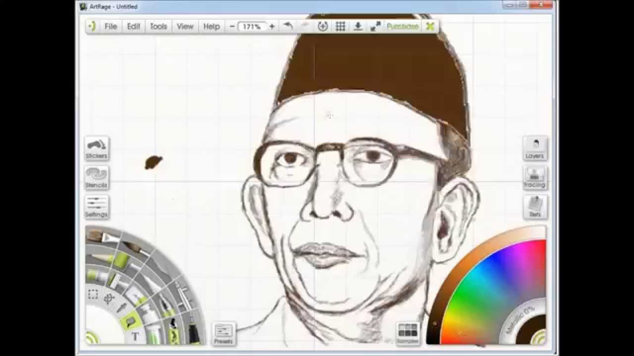 Detail Gambar Ki Hajar Dewantara Sketsa Nomer 27