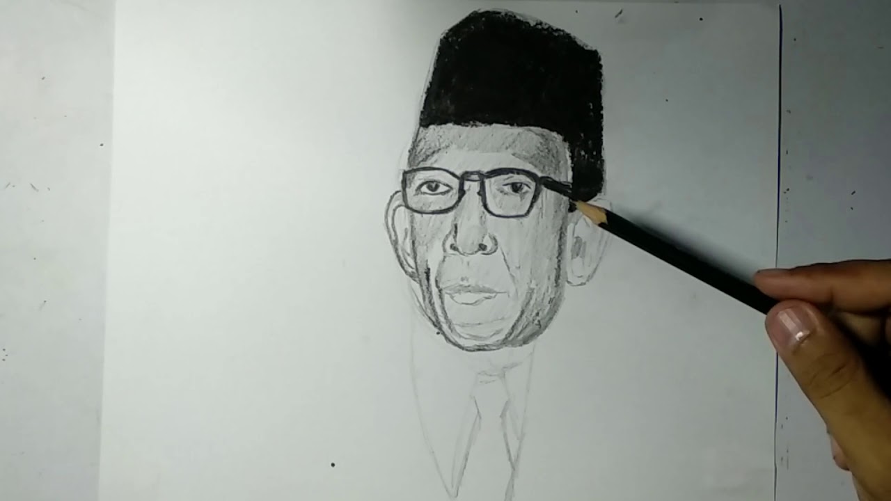 Detail Gambar Ki Hajar Dewantara Sketsa Nomer 6