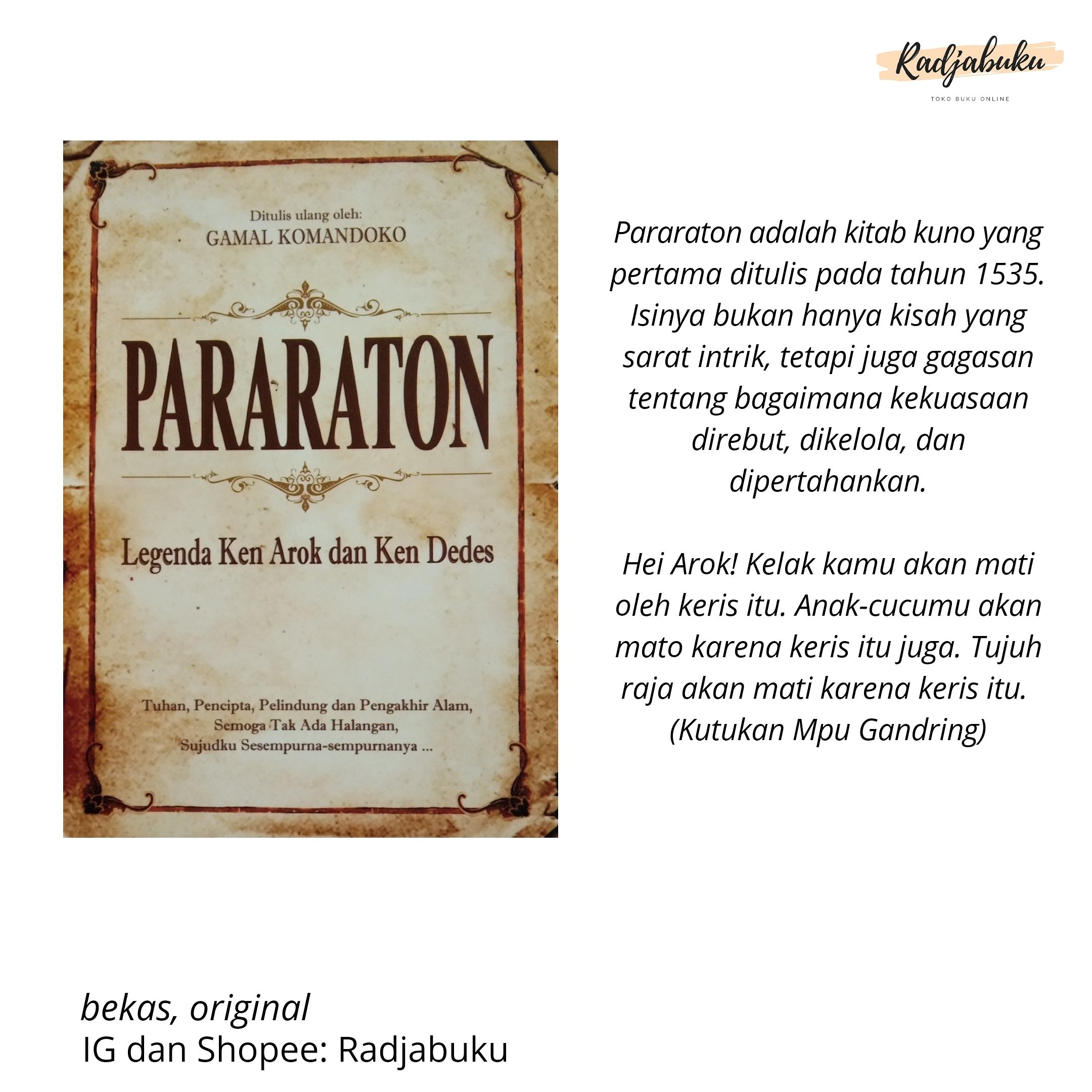 Detail Gambar Kitab Pararaton Nomer 25