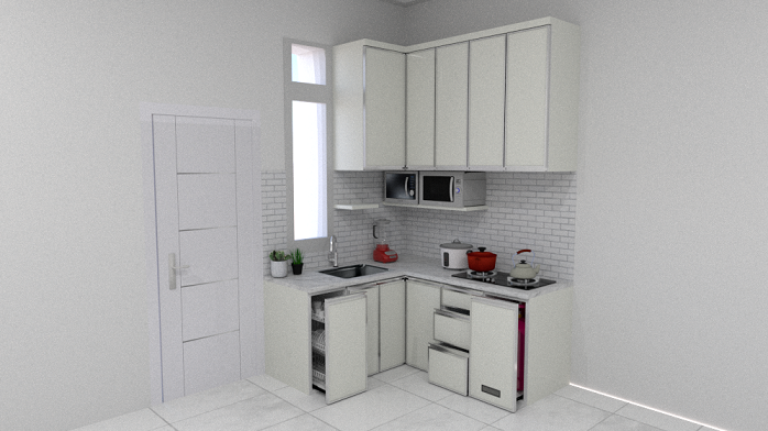 Detail Gambar Kitchen Set Untuk Dapur Kecil Nomer 25