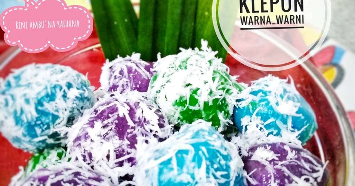 Detail Gambar Klepon Warna Warni Nomer 12