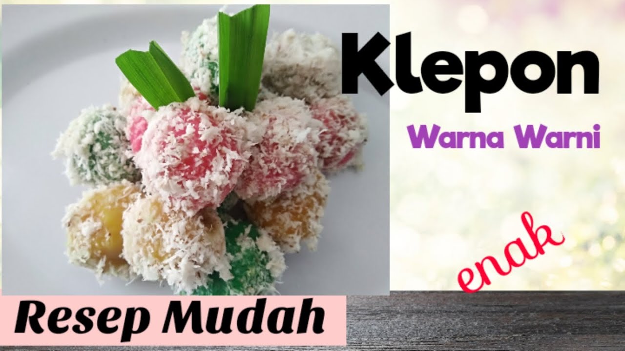 Detail Gambar Klepon Warna Warni Nomer 42