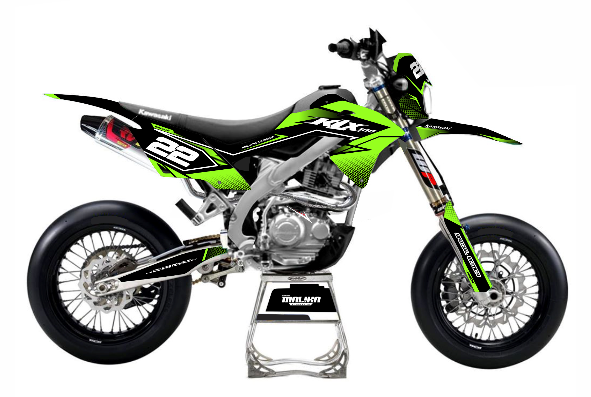 Klx250s led фара