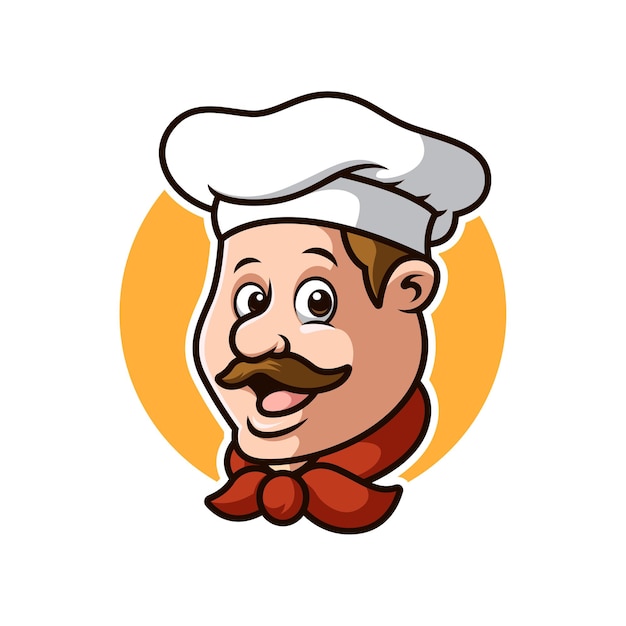 Detail Gambar Koki Kartun Chef Logo Design Nomer 6