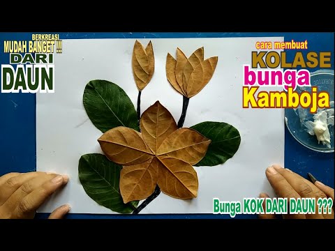 Detail Gambar Kolase Bunga Dari Daun Nomer 12