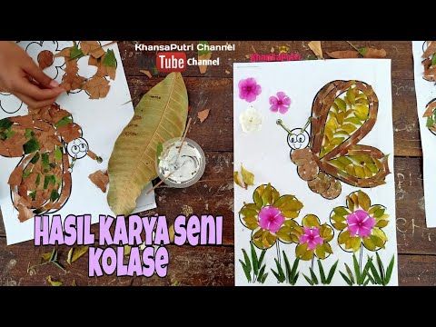 Detail Gambar Kolase Bunga Dari Daun Nomer 44