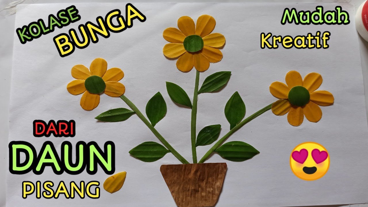 Detail Gambar Kolase Bunga Dari Daun Kering Nomer 5