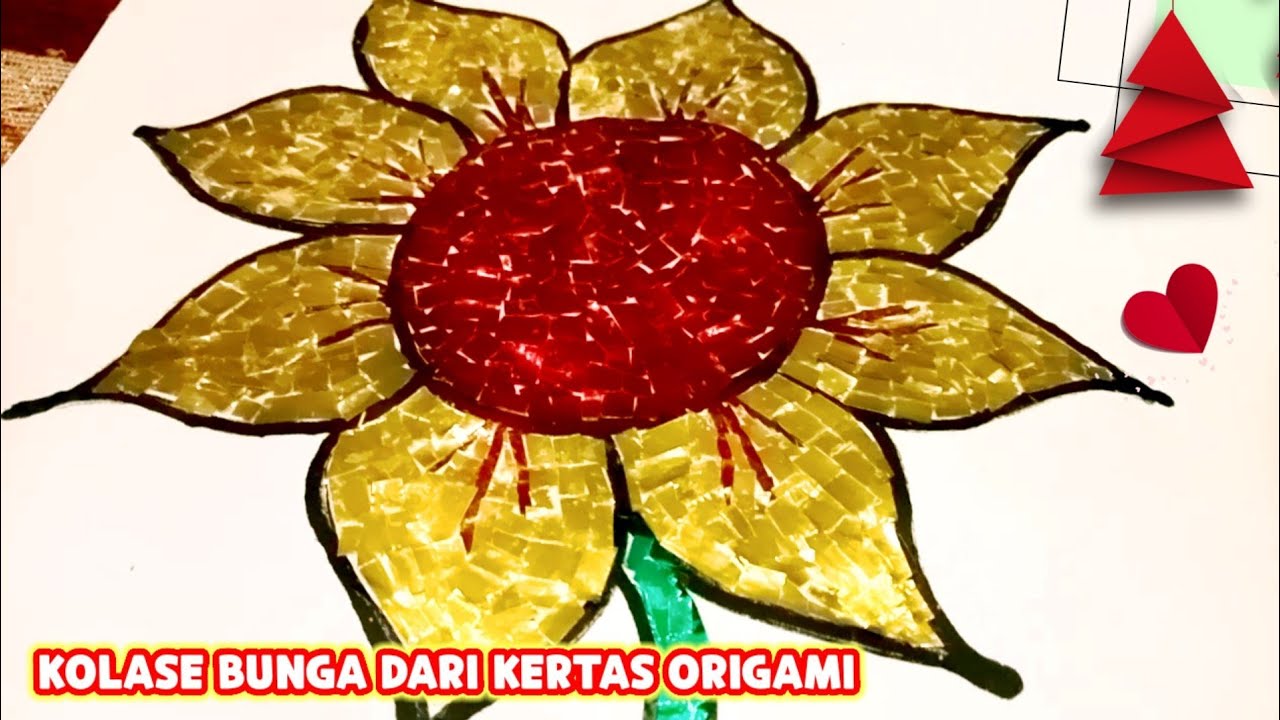 Detail Gambar Kolase Bunga Dari Origami Nomer 52