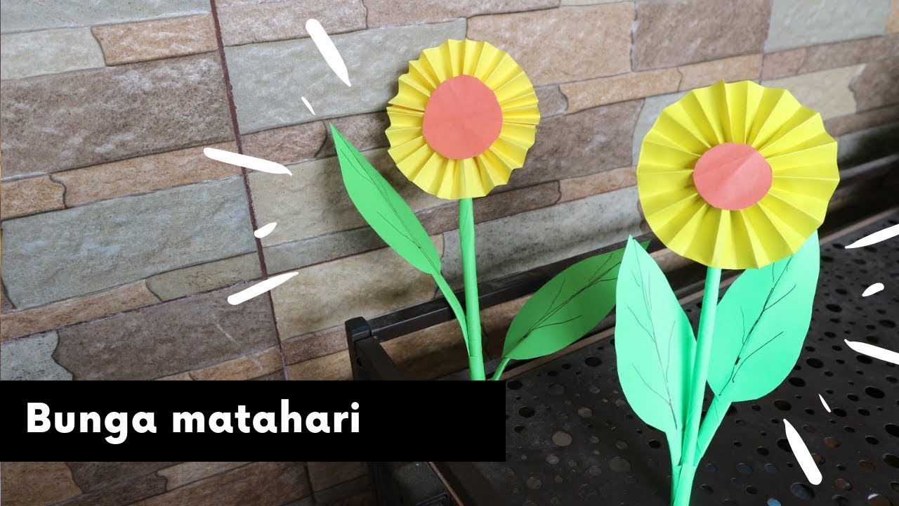 Detail Gambar Kolase Bunga Matahari Dari Kertas Origami Nomer 21