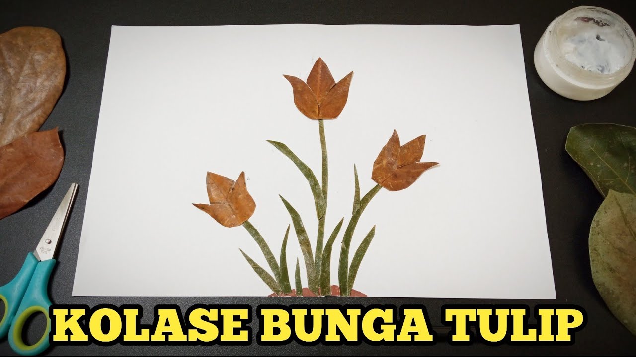 Detail Gambar Kolase Daun Kering Bunga Koleksi Nomer 8