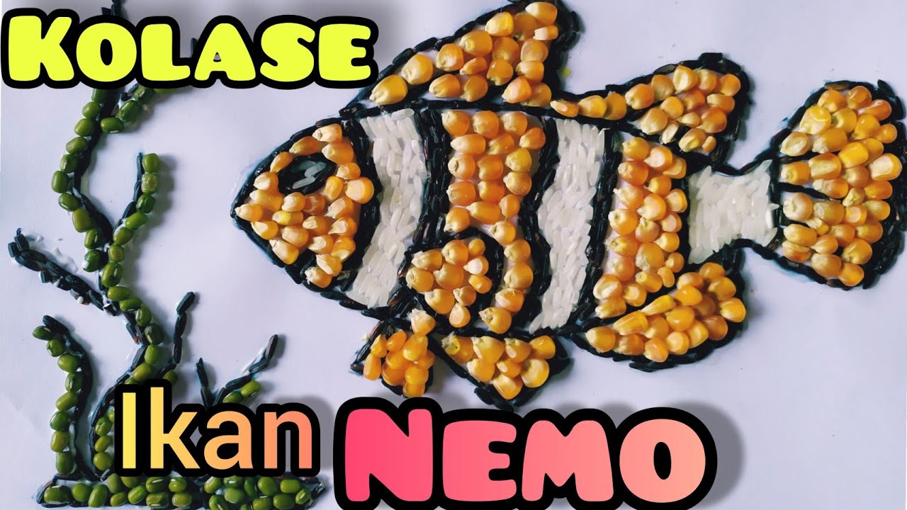 Detail Gambar Kolase Ikan Dari Biji Bijian Nomer 21