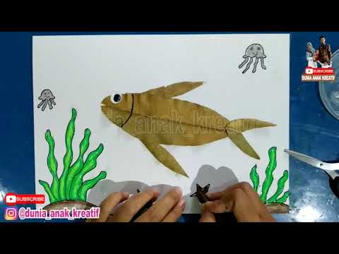 Detail Gambar Kolase Ikan Dari Daun Kering Nomer 10