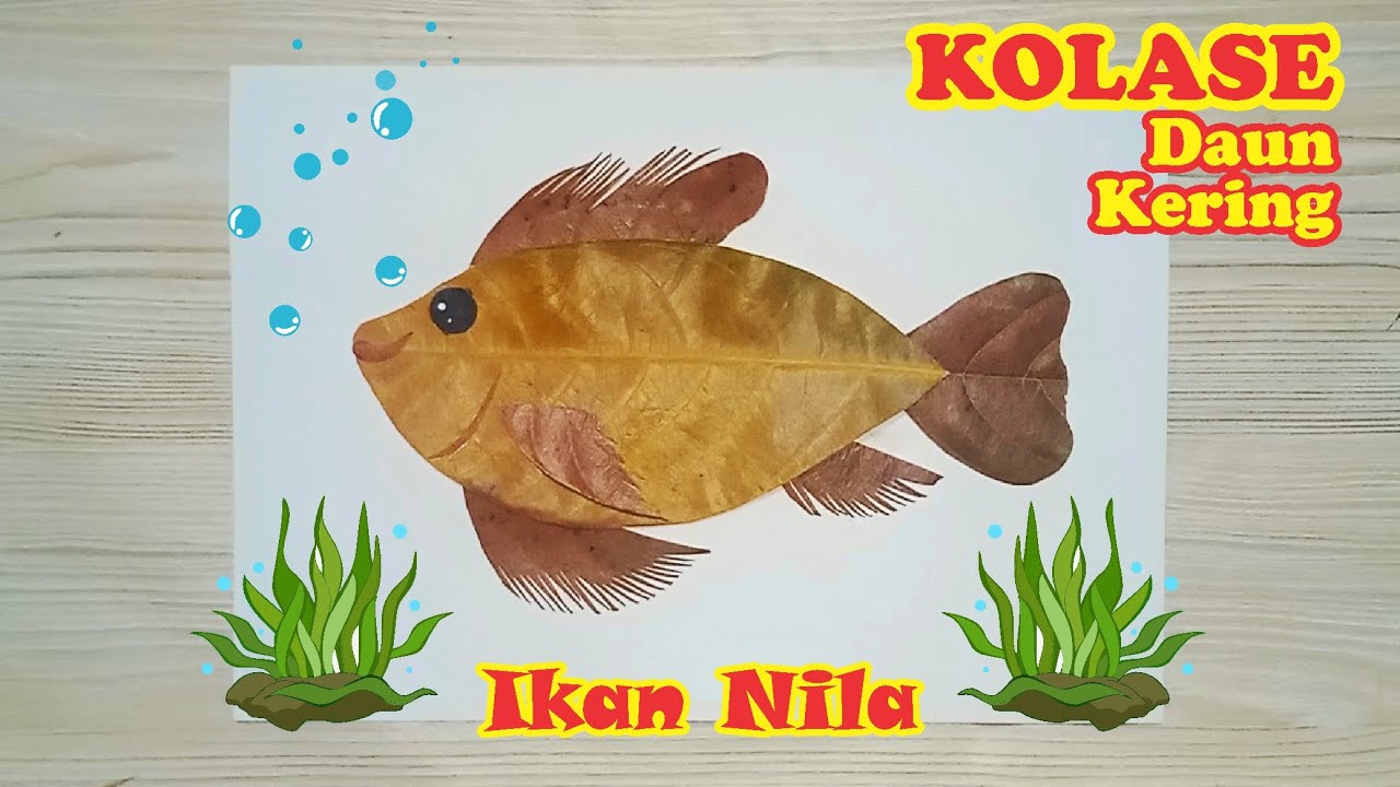 Detail Gambar Kolase Ikan Dari Daun Kering Nomer 8