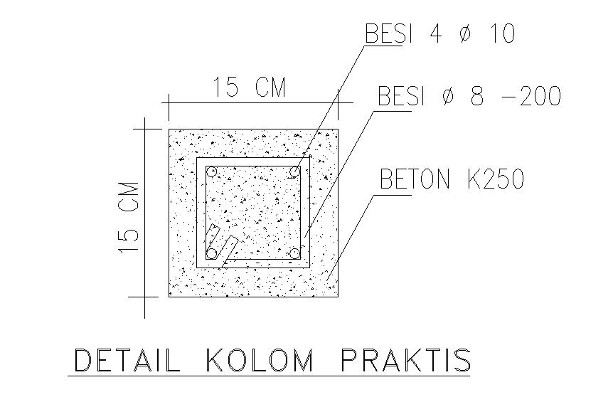 Detail Gambar Kolom Bangunan Nomer 47