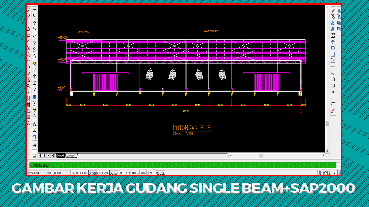 Detail Gambar Kolom Wf Pekerjaan Gudang Nomer 18