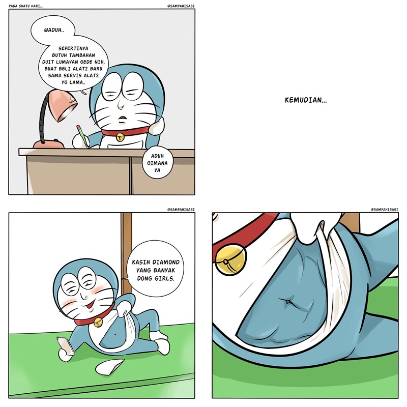 Detail Gambar Komik Doraemon Berwarna Nomer 4