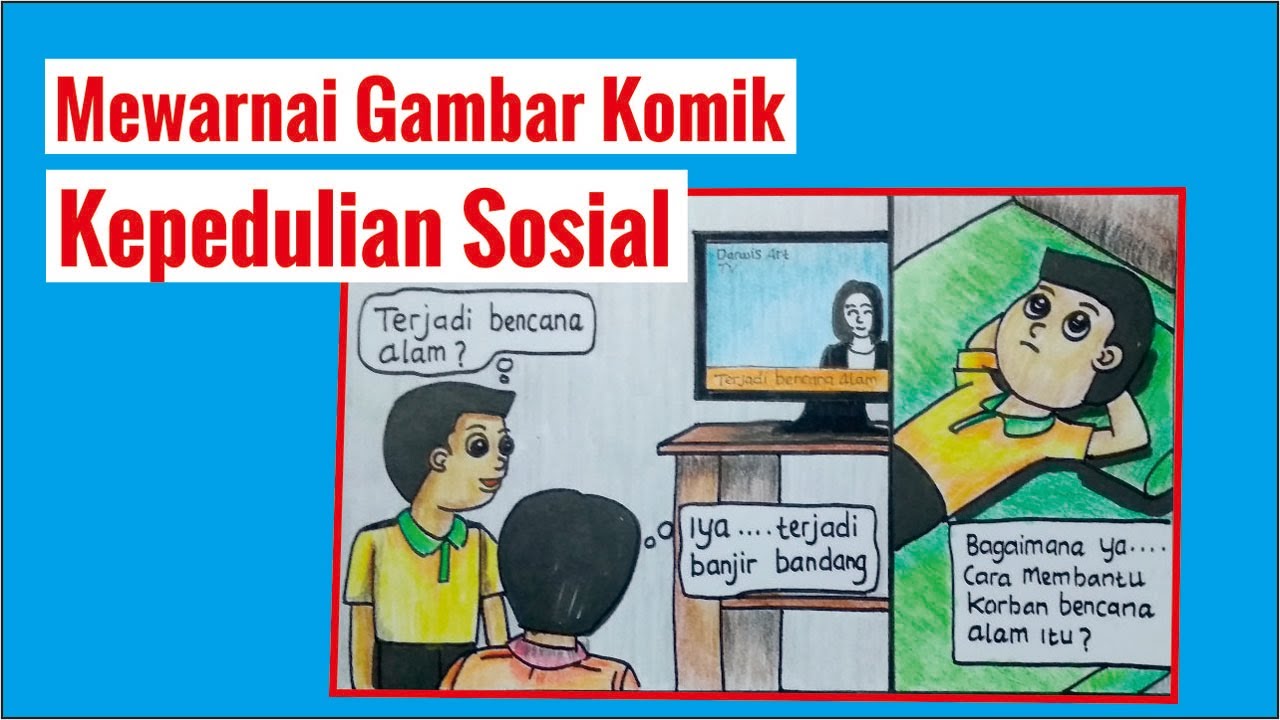 Gambar Komik Kepedulian Sosial - KibrisPDR