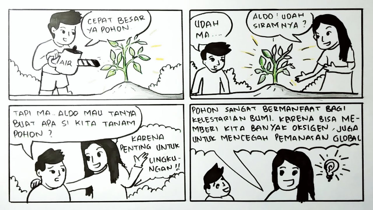 Gambar Komik Tentang Lingkungan - KibrisPDR