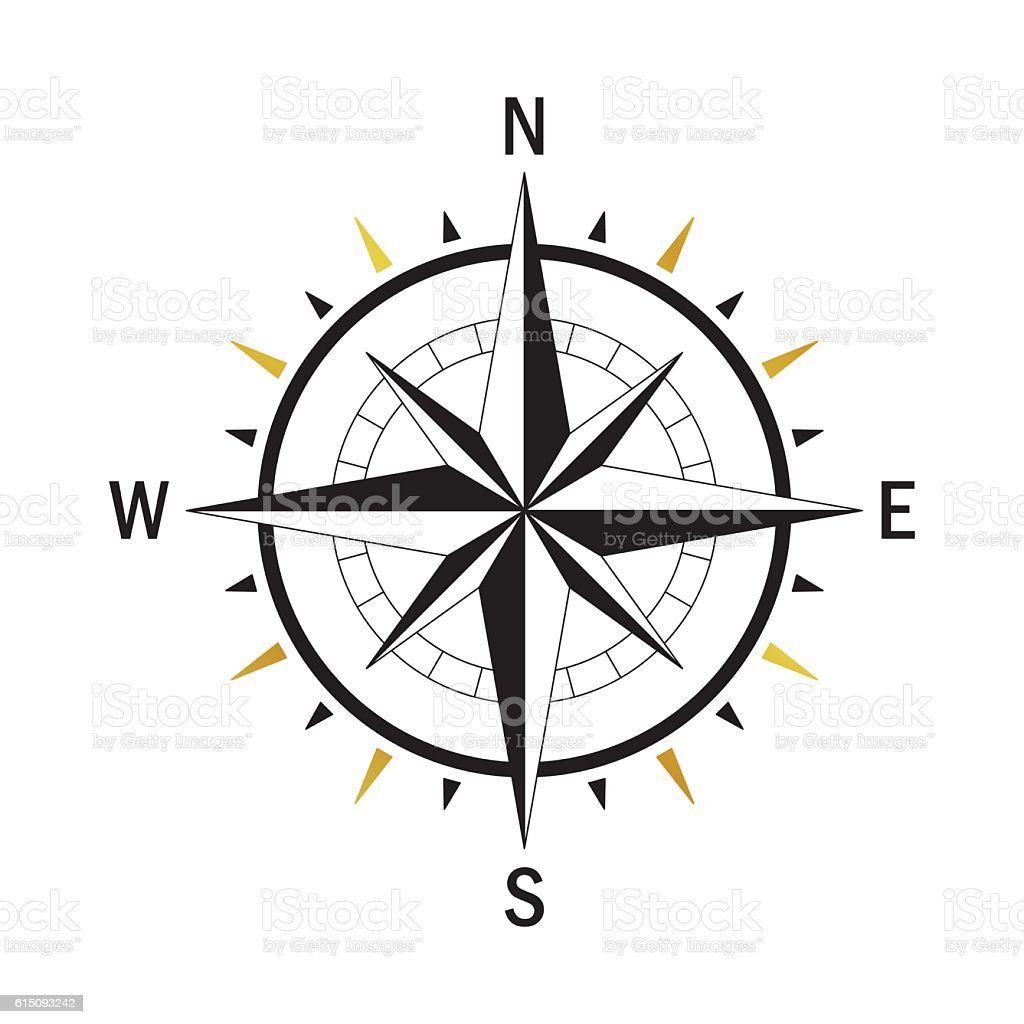 Detail Gambar Kompas Hitam Putih Nomer 40