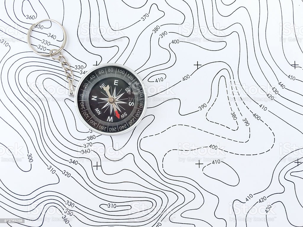 Detail Gambar Kompas Peta Topografi Nomer 4