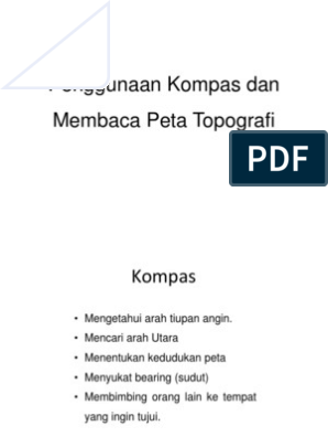 Detail Gambar Kompas Peta Topografi Nomer 38